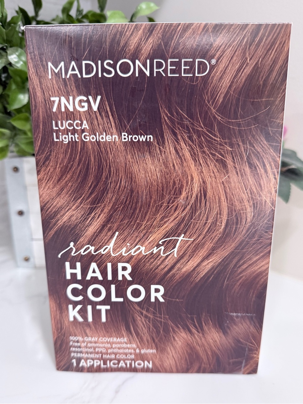 NIB Madison Reed Hair Color Kit LUCCA Light Golden Brown 7NGV Ammonia Free